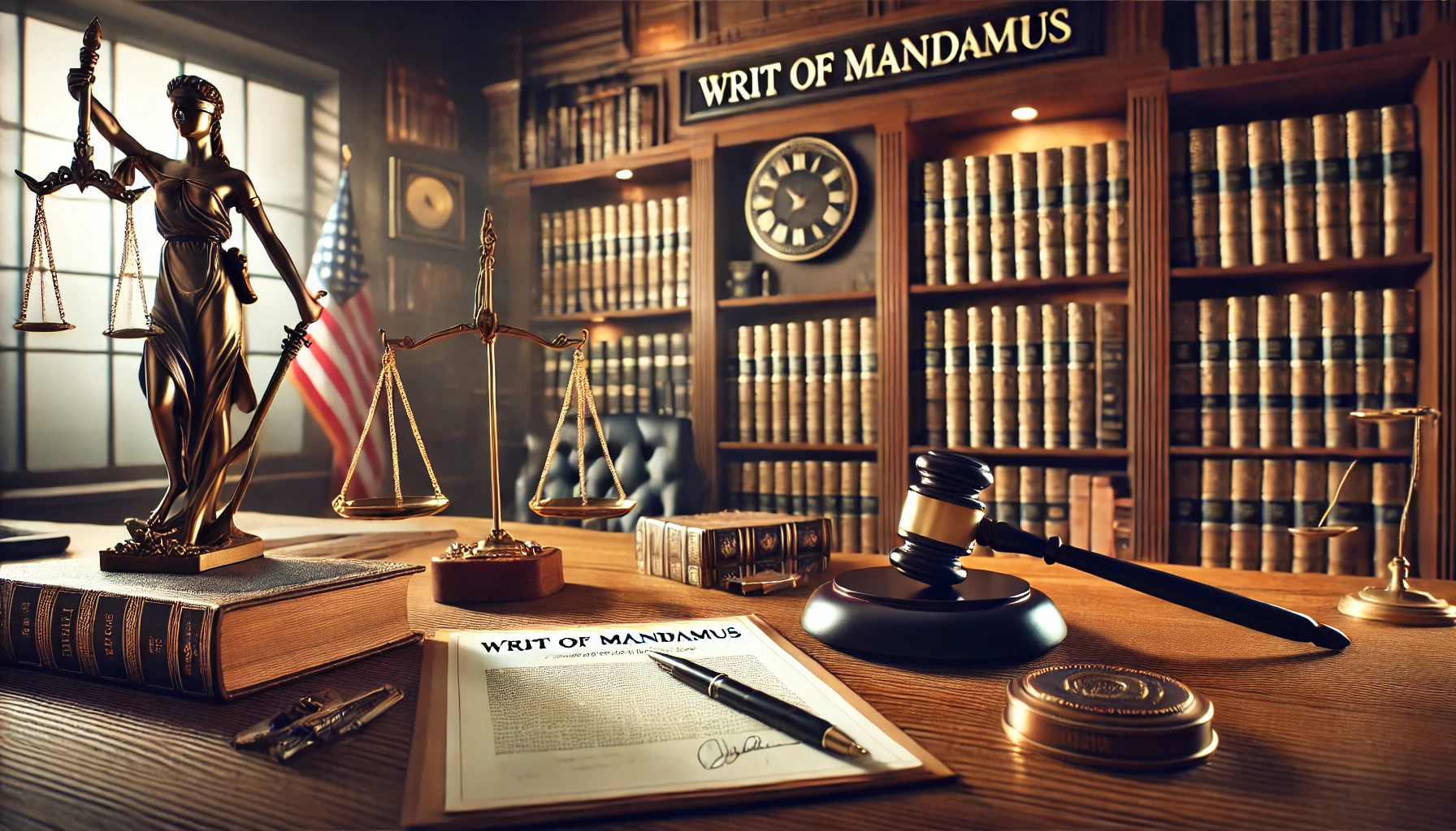 Lawyer in office